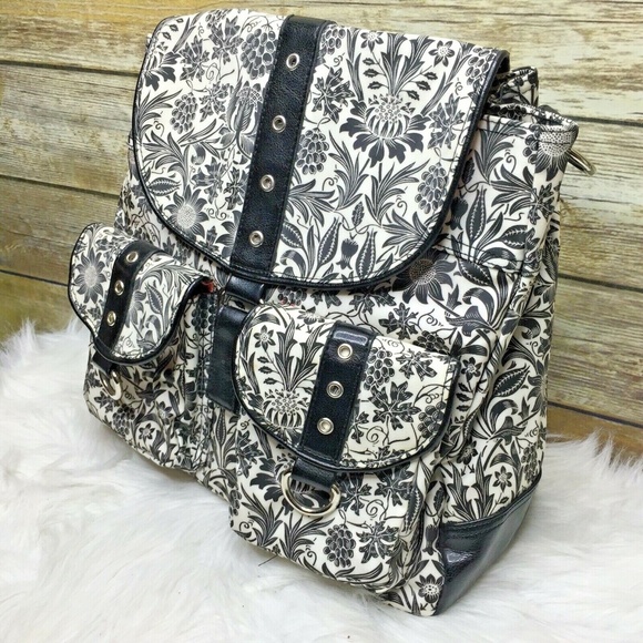 Gigi Hill Los Angeles Floral Print Backpack Bag main image 11